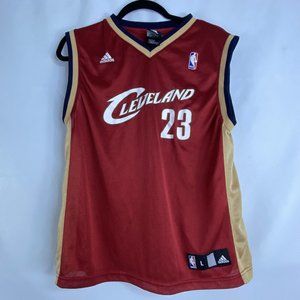 Cleveland Cavaliers Lebron James #23 Adidas Jersey Youth Sz Large